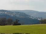 Verschiedenes Aussicht auf Oberwiltz (Luxemburg) aufgenommen in der N�he von Merkholz am 06.01.08. Rechts erkennt man die Kirche Notre Dame (18. Jahrhundert).