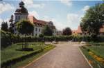 Holzland Blick aus dem Schlo�park zum Schlo�
Eisenberg
2001