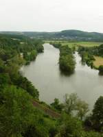 Blick vom Berger-Denkmal Hohenstein aufs Ruhrtal. Witten, 05.07.2008  ...