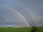 Allgemein Regenb�gen in der Uckermark.