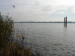 Hamburg Die Elbe am Schulauer F�hrhaus