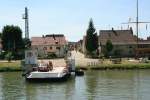 Der Neckar bei Ha�mersheim; 05.07.2008   ...