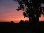 Sonnenuntergang in der Uckermark, Juli 2008  ...
