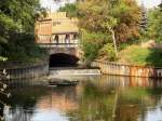 Allgemein BERLIN, die Panke kurz vor der M�ndung in den Berlin-Spandauer-Schifffahrtskanal, 2. 9. 2008