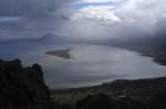 Landschaften Nach kurzem Aufstieg auf den Le Morne Brabant hatte man einen wundervollen Ausblick. So wie hier auf die Insel Ile aux Benitiers.    
18.4.2007     