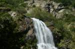 Rh�netal Der obere Teil des Pissevache Wasserfalls.
(September 2008)