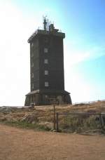Harz Wetterwarte auf dem brocken, dig. Dia von 1993