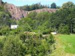 Zittauer Gebirge Steinbruch am Scheibenberg, Sommer 2005