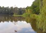 Zittauer Gebirge See auf dem Gel�nde der Landesgartenschau in Zittau, Sommer 2005