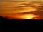 Sonnenunterg�nge Zwei Hei�luftballons fahren in den Sonnenuntergang hinein. 19.10.08 (Jeanny) 