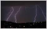 Ein kr�ftiges Gewitter �ber ...  Gisela, Matthias und Jonas Frey 08.05.2007