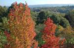 Ruhrgebiet Ein Blick von der Ruhr-Uni Bochum �ber das Ruhrtal in Richtung Herbede. Indian-summer-feeling in Deutschland.