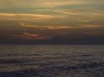 Das Foto zeigt eine Abendstimmung am 22.1.2007 am Strand bei Side.
Das Mittelmeer, die Berge und der Himmel scheinen eins zu werden.