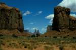 Im Monument Valley, dem Navajo Tribal Park, im Jahr 1998