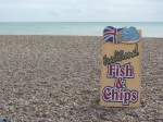 Fish and Chips II - am Strand von Brighton. 19.4.2012