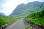 An der Landesstraße C1162 südlich von Ben Nevis im schottischen Hochland. Bild vom Dia. Aufnahme: Juni 1991.