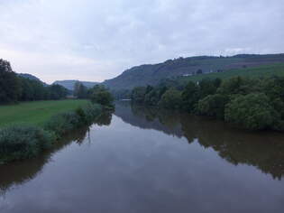 Fluss Nahe bei Oberhausen a.
