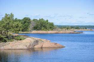 Schrengartenlandschaft auf Gunnars sdlich von Oskarshamn.