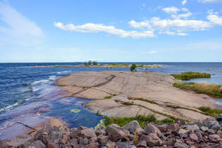 Schrenlandschaft vor Oskarshamn an der schwedischen Ostseekste.
