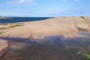 Schrenlandschaft vor Oskarshamn an der schwedischen Ostseekste.Aufnahme: 19.
