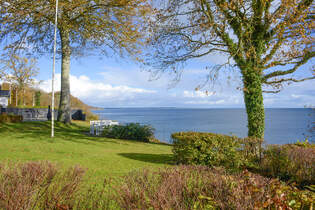 Aussicht ber den Kleinen Belt vom Aussichtspunkt bei Tormaj Strand sdlich von Haderslev (deutsch Hadersleben)  Aufnahme: 30.