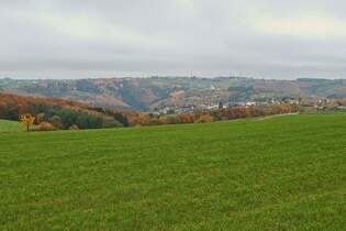 Herbstlandschaft, aufgenommen zwischen Alscheid und Merkholtz (L).