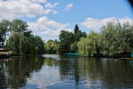Die Spree im Spreewald bei Lbben am 19.