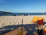Strandleben an der Seebrcke von Binz am 30.06.25.