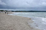 Der Sandstrand bei Warnemnde.