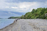 Der Steinstrand stlich von Khlungsborn.