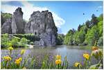 Externsteine Horn-Bad Meinberg bei Detmold am 18 Mai 2025