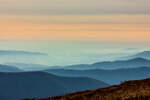 Berge der Ukraine und der Slowakei in einem / Wolowetz, Ukraine / 07.02.2025