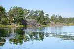 Schrengartenlandschaft auf Gunnars sdlich von Oskarshamn.