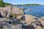 Kstenlandschaft auf der Insel Gunnars sdlich von Oskarshamn in Schweden.