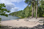 Sandviksbadet auf der Halbinsel Grns im Schrengarten bei Vstervik (Smland, Scweden).