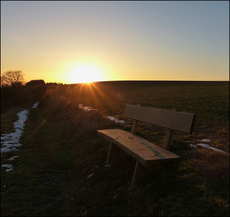 . Abendstimmung in Kaundorf. 04.03.2013 (Jeanny)