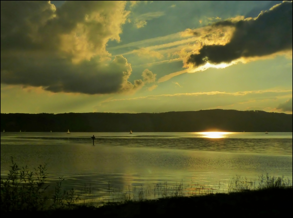 Abendstimmung am Bodensee. 15.09.2012 (Jeanny)