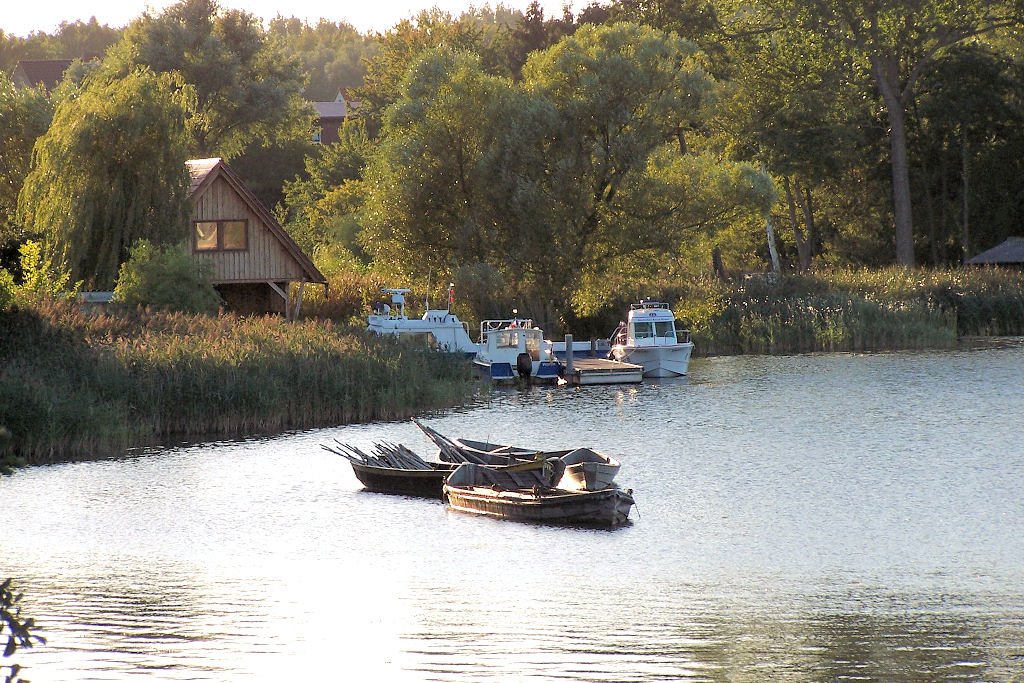 Abendstimmung am Mirower See - 21.08.2005