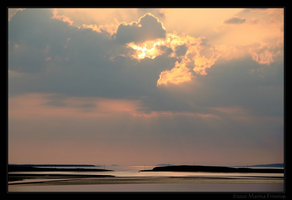 Abendstimmung ber der Blacksod Bay, Irland County Mayo