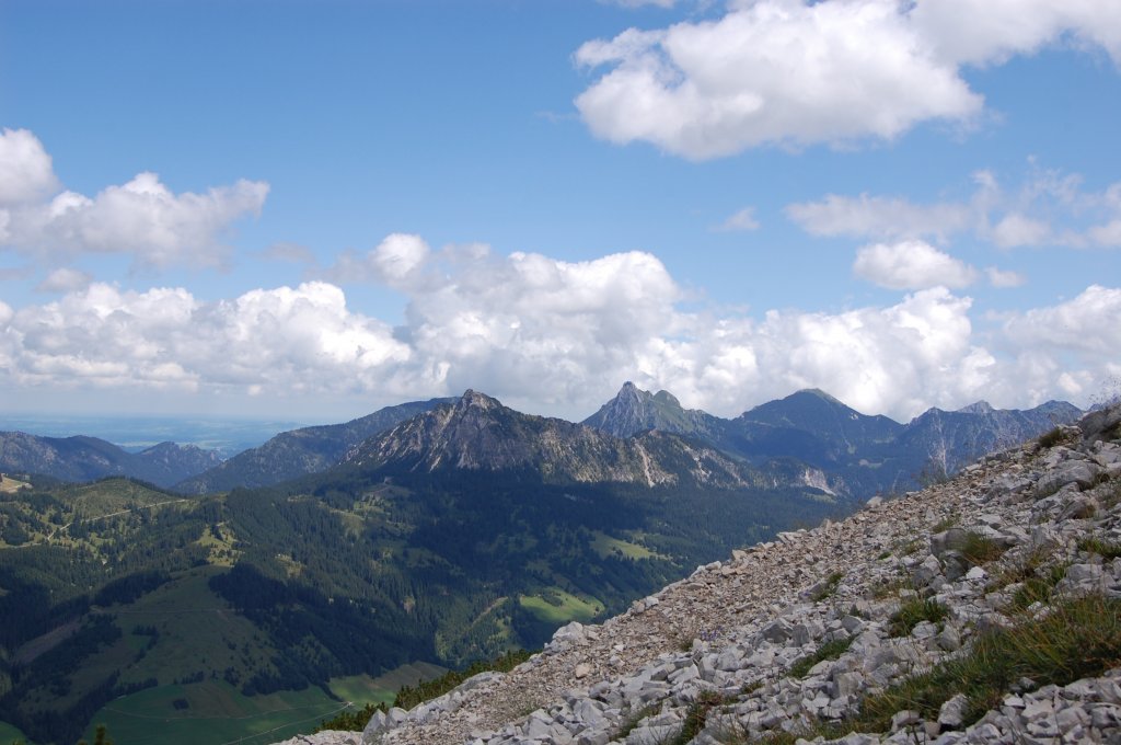 Alpenpanorama von der Rhonenspitze aus gesehen (III) ...

