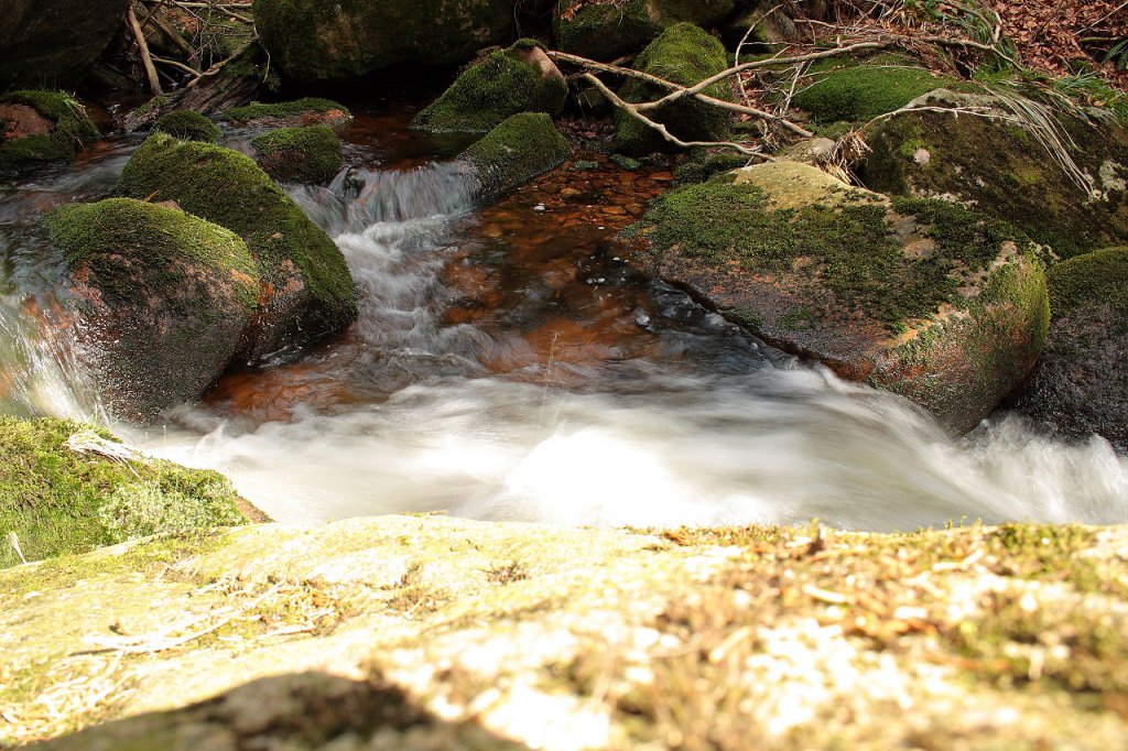 An den Oberen Wasserfllen der Groen Bode bei Braunlage 6; Aufnahme vom Nachmittag des 03.05.2013...