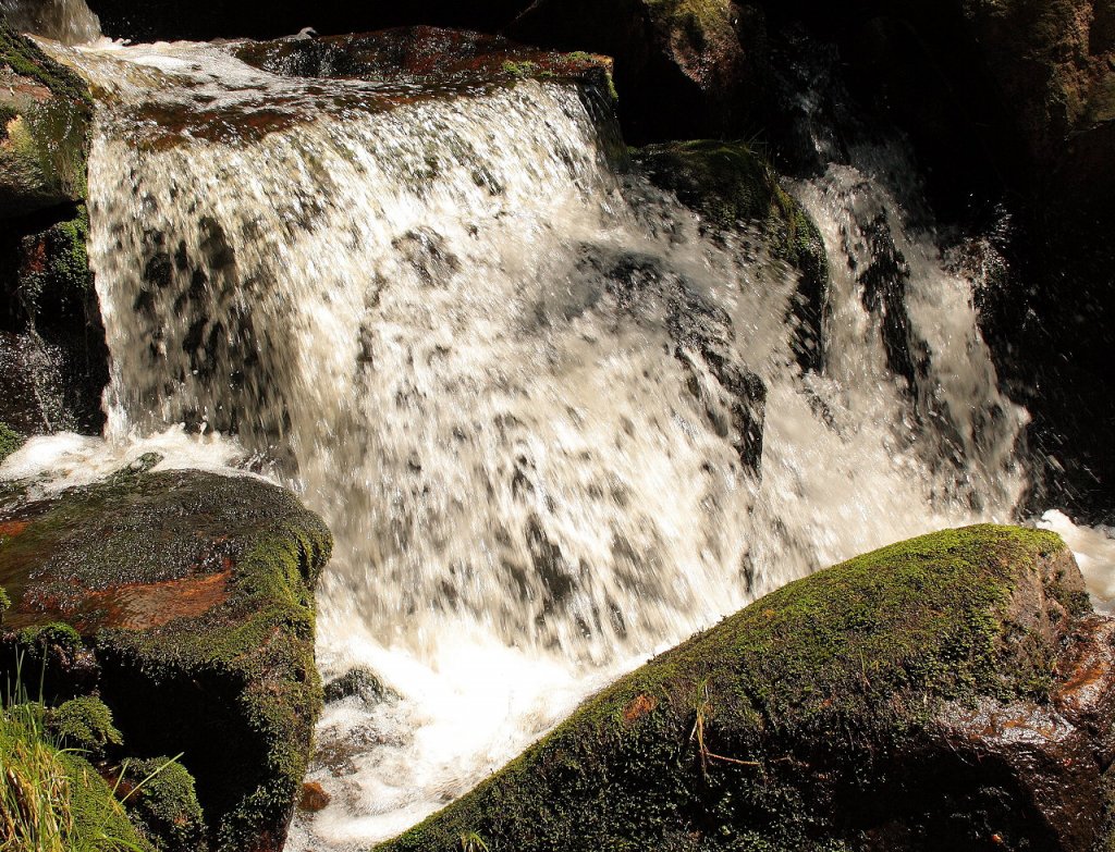 An den Oberen Wasserfllen der Groen Bode bei Braunlage 9; Aufnahme vom Nachmittag des 01.07.2013...