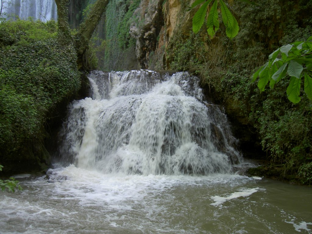 Aragon, Wasserflle im Landschaftspark des Klosters Monasterio de Piedra
(17.05.2010)