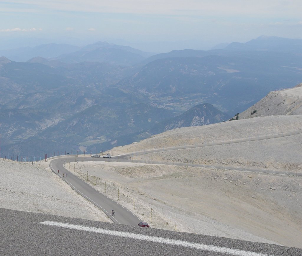 Auf dem Mont Ventoux am 16.07.2008