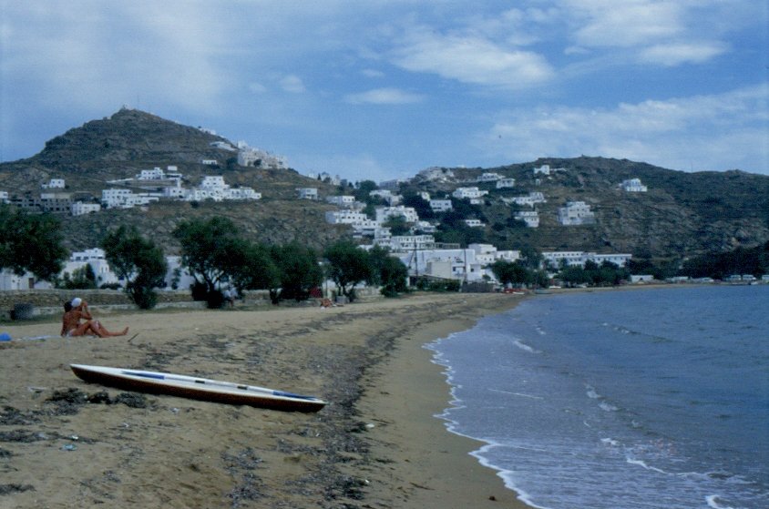 Auf einer der griechischen Kykladen-Inseln im Mai 1996