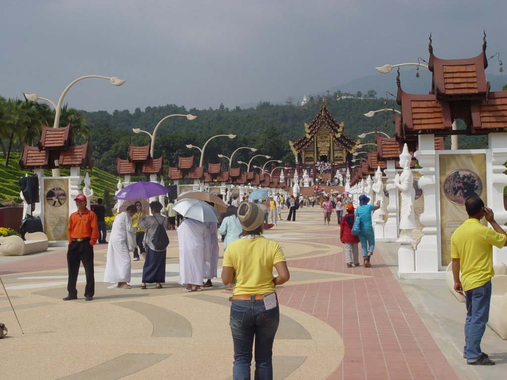 Auf der  Royal Flora 2006  Ausstellung in Chiang Mai am 01.11.2006