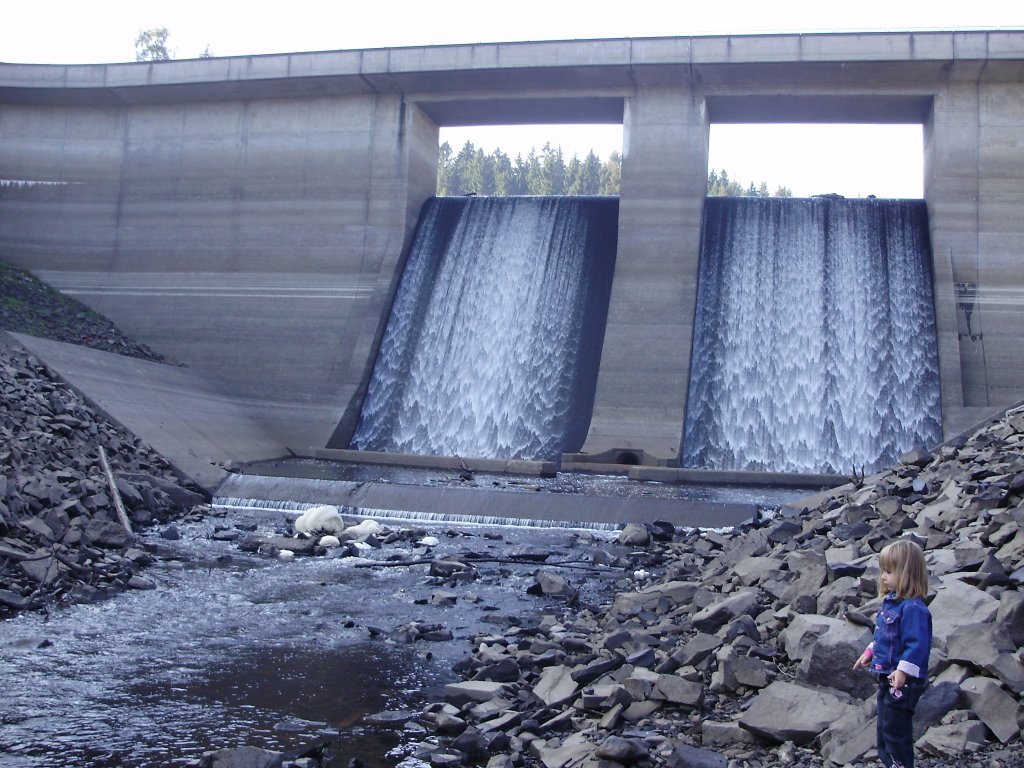 aufgenommen an der vorsperre der okertalsperre bei altenau
zeigt die vorsperre aus dem staubecken der okertalsperre
braune rnder zeigen die wasserstnde der talsperre sonst
im vordergrund die kleine kind ist mein patenkind
hat auch einige fotos geschossen