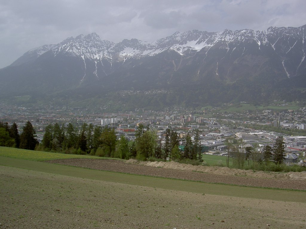 Aussicht auf Innsbruck in Tirol (01.05.2013)