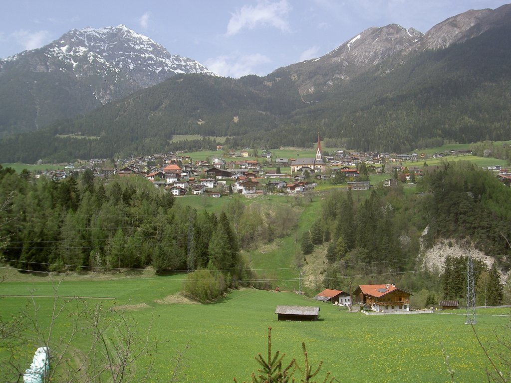 Aussicht auf Telfes im Stubaital (01.05.2013)