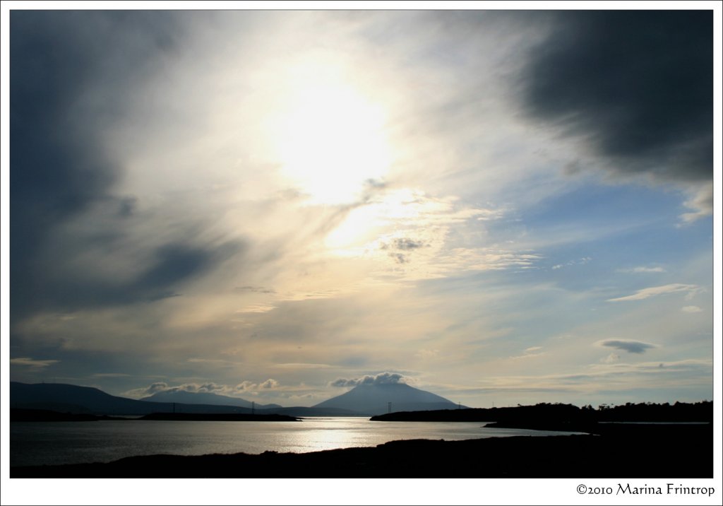 B Bhal an Chreachaire - Abendstimmung auf Ros Na Finna an der Bellacragher Bay bei Claggan - Ireland County Mayo